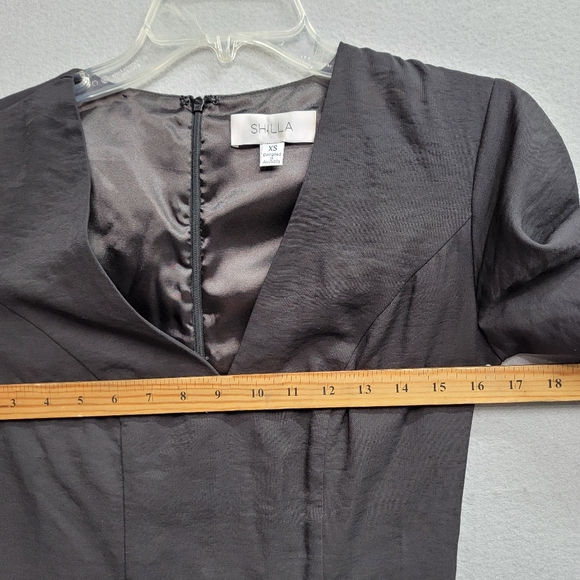 SHILLA THE LABEL V-NECK DRESS, SIZE XS - Picture 6 of 9